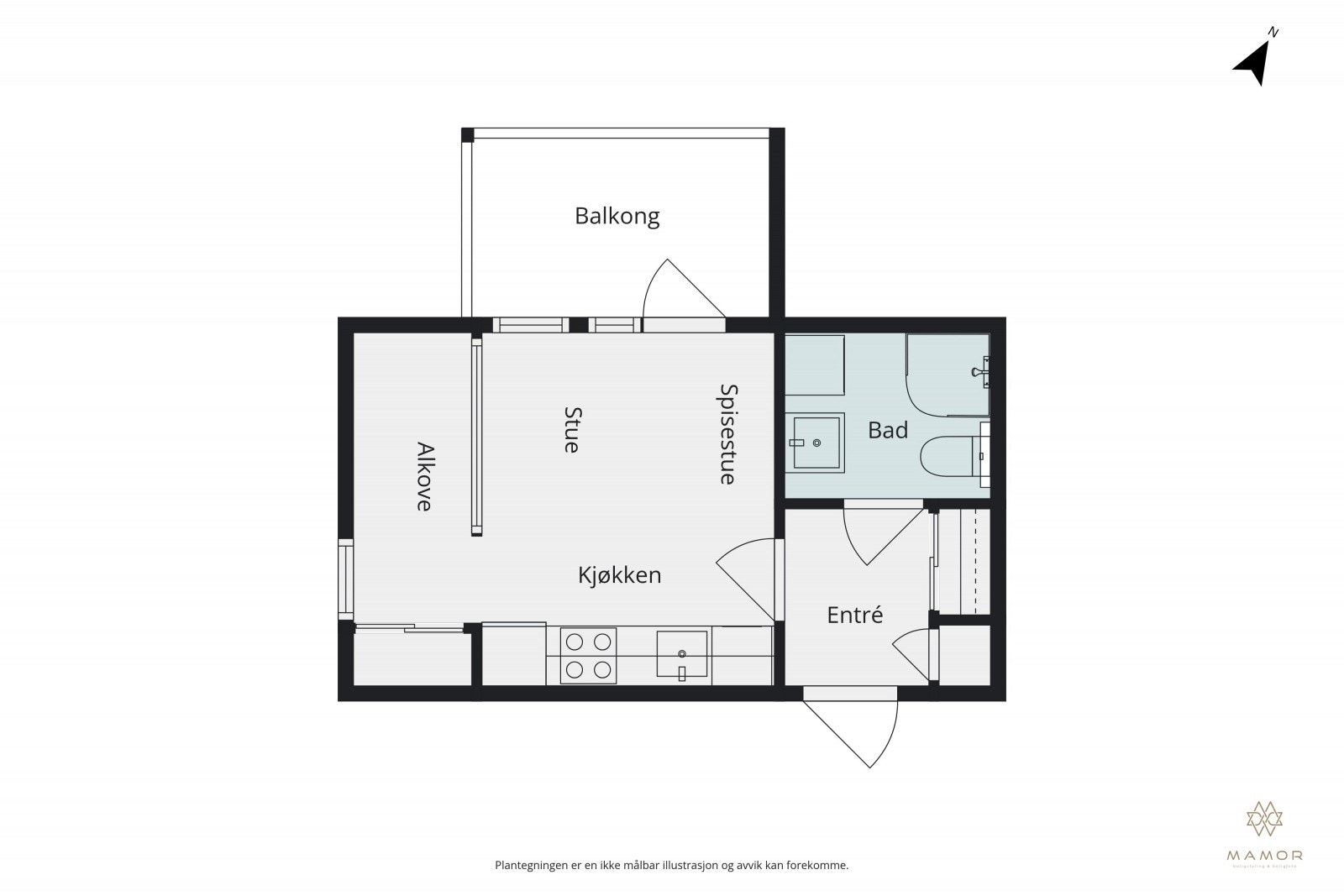Plantegning Galleribilde