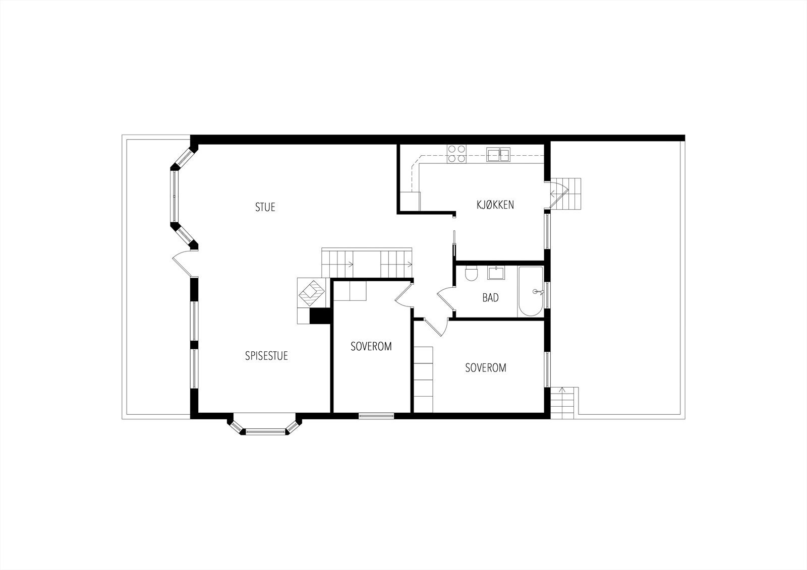 Plantegning 2. etasje. Galleribilde