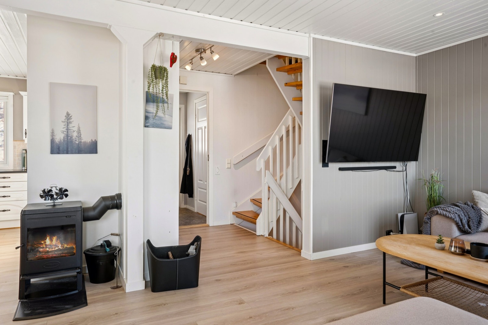 Stue og gang Galleribilde