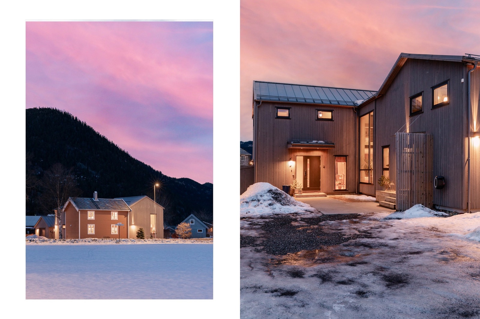 Boligen ligger i idylliske omgivelser på Gjølme. Med åkerlandskap og natur tett på, samtidig som man er nært alt men trenger i hverdagen Galleribilde