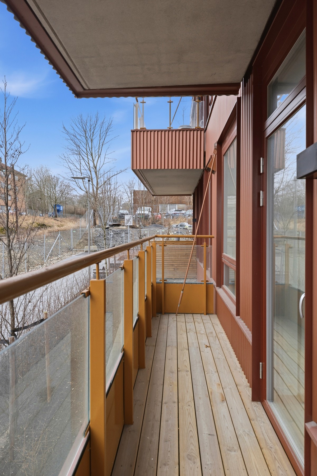 Balkongen er på ca. 5,4 kvm. Galleribilde