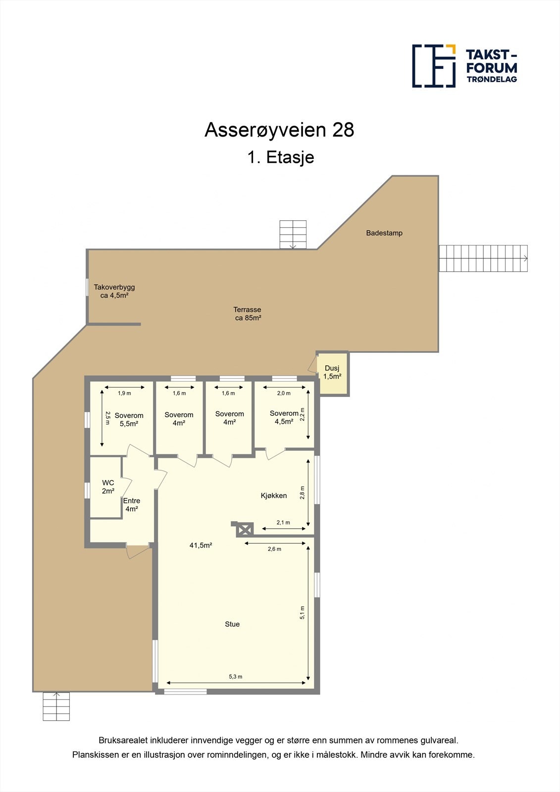 Planskisse. Galleribilde