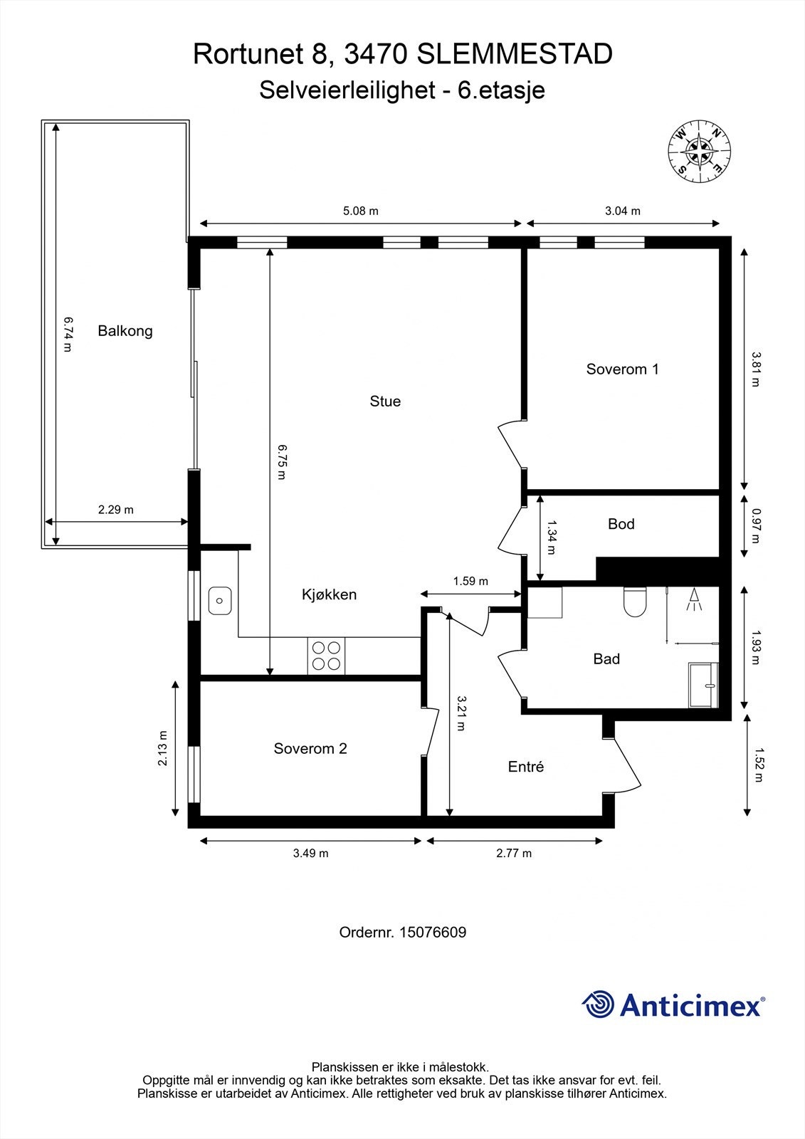 Plantegning Galleribilde