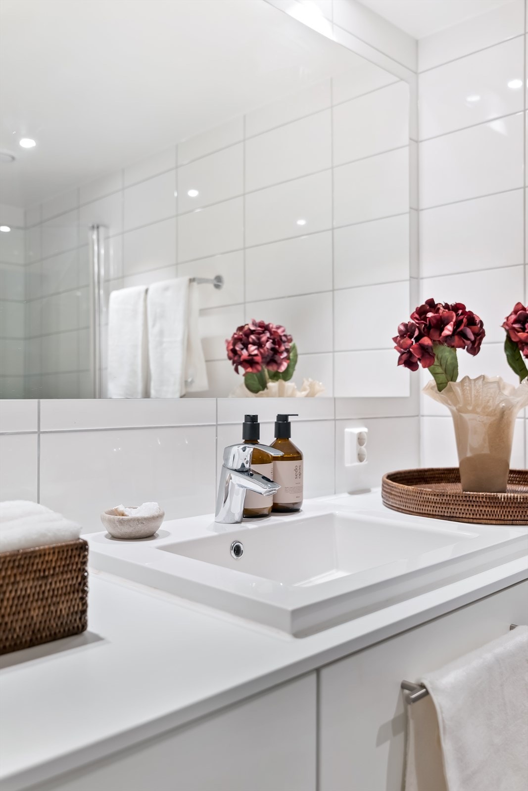 Et bad som kombinerer kvalitet og praktiske løsninger. Galleribilde