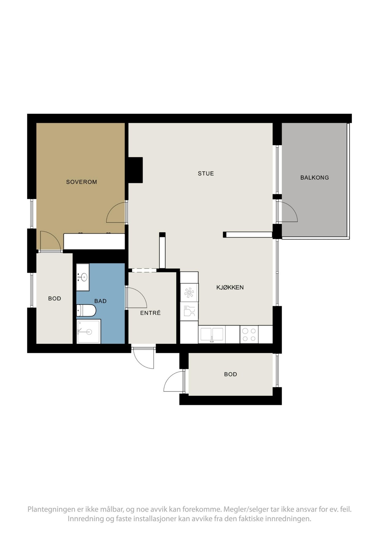 Plantegning Galleribilde