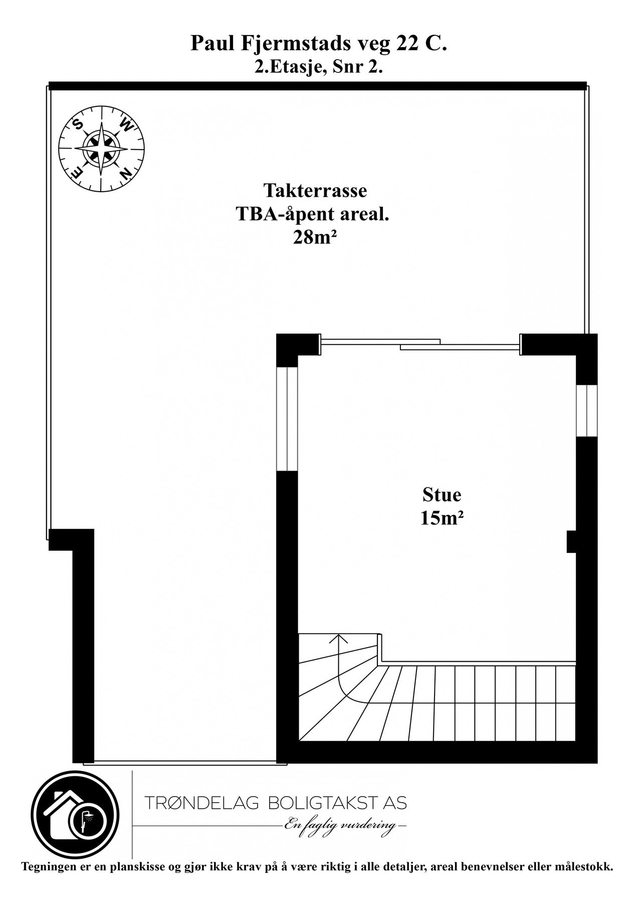 Planskisse 2. etasje. Galleribilde