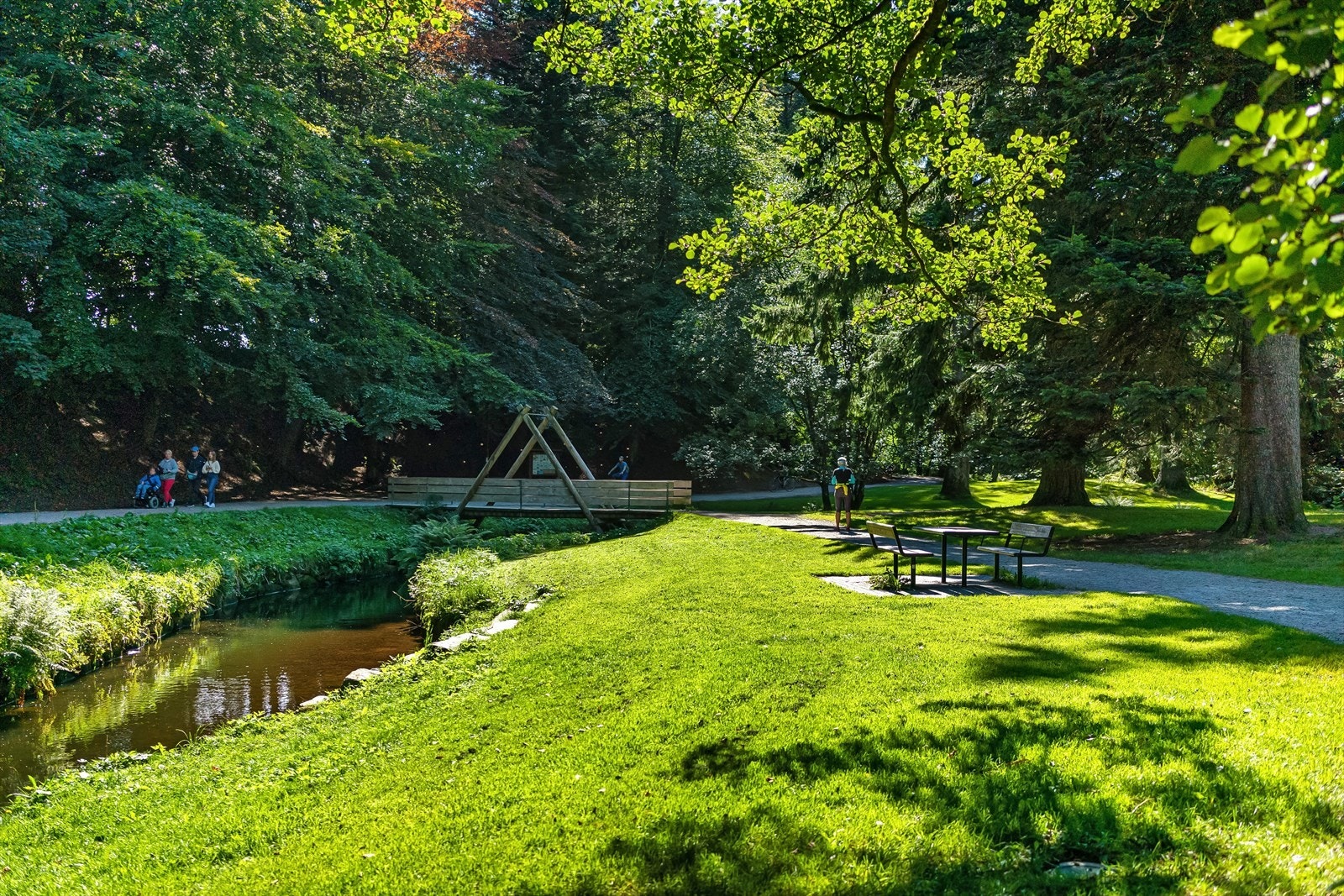 Sandvedparken som nabo gir optimal kombinasjon av byliv, natur, tur og trening. Høy trivsel. Galleribilde