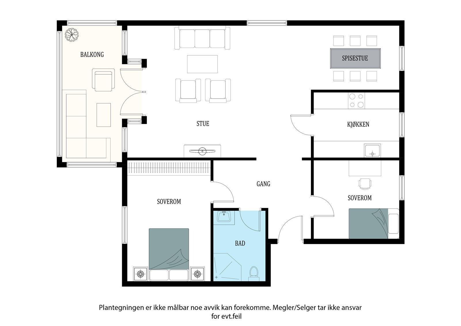 Plantegning Galleribilde