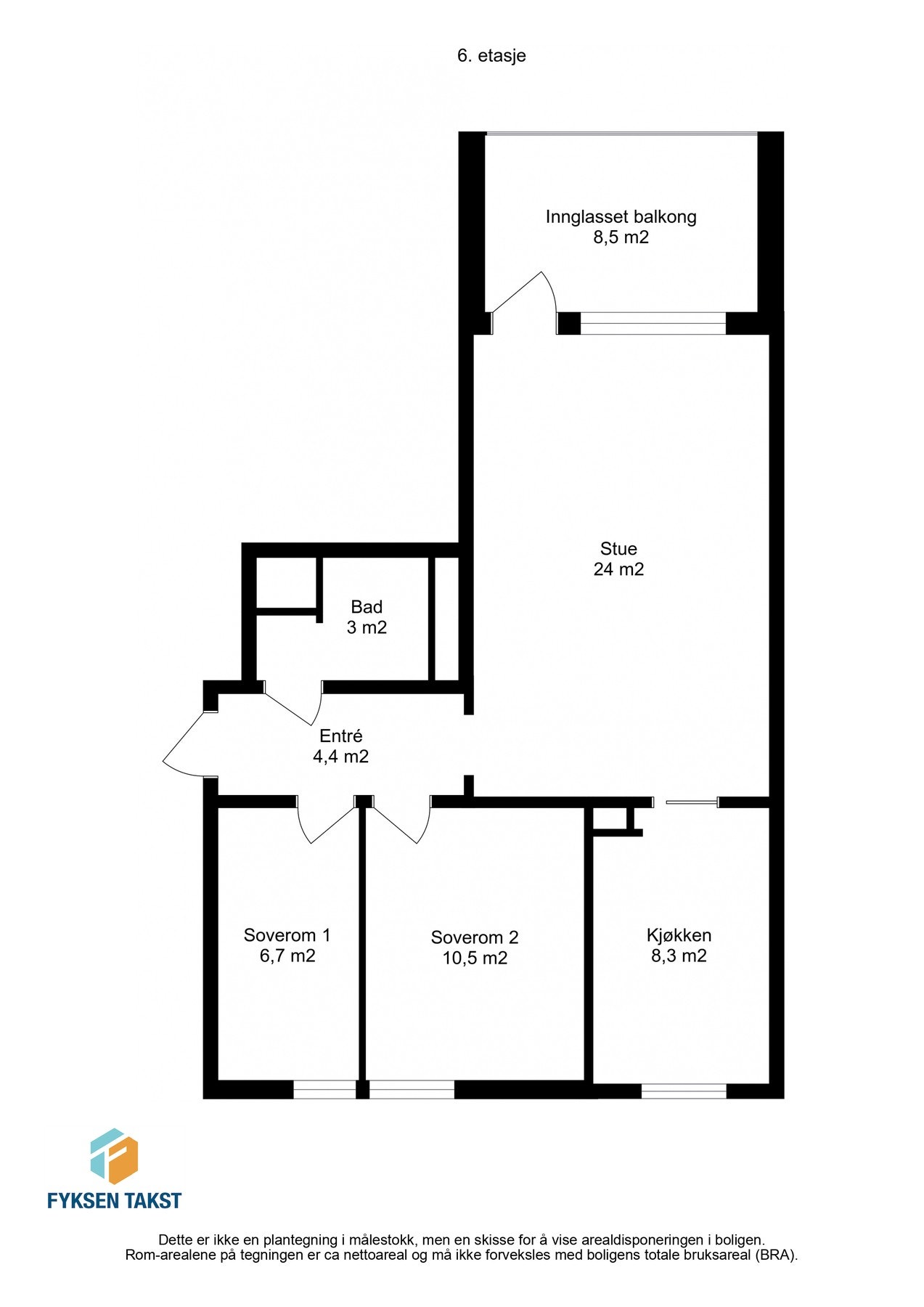 Planskisse. Galleribilde