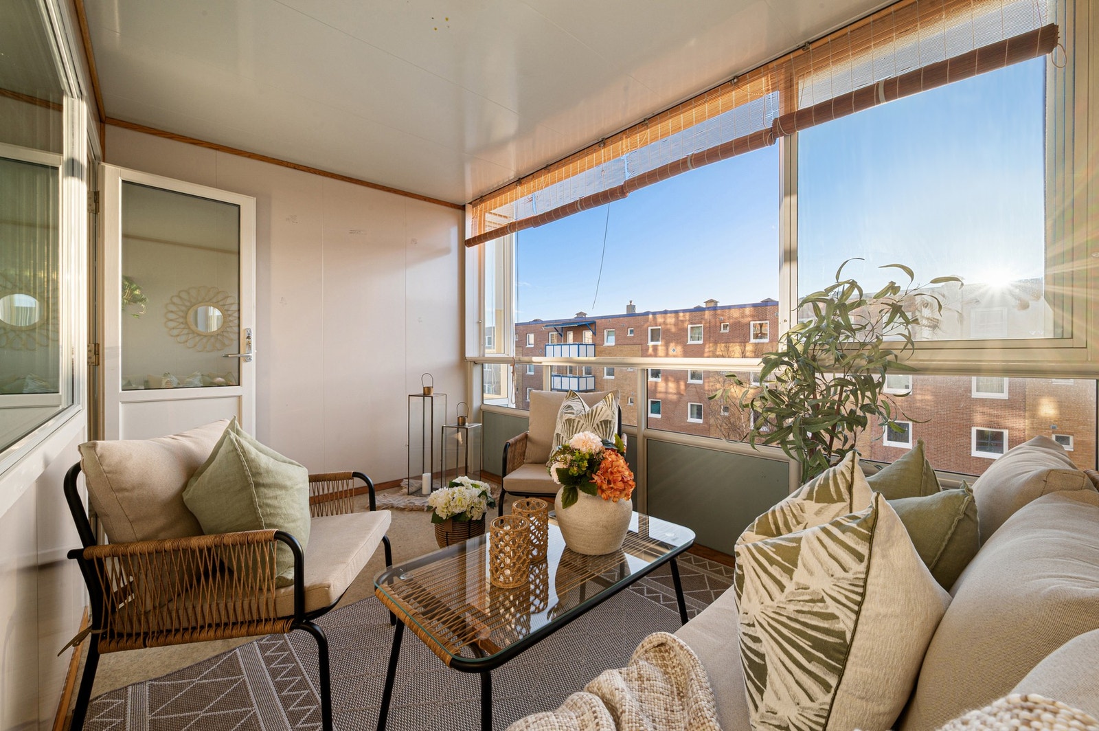 Balkongen rommer hele 8,5 m² og er etablert i 2012. Galleribilde