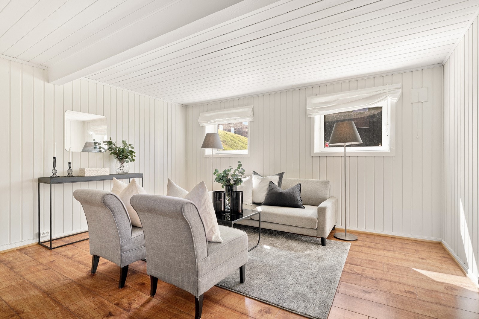 Kjellerstue med stor møbleringsfrihet Galleribilde