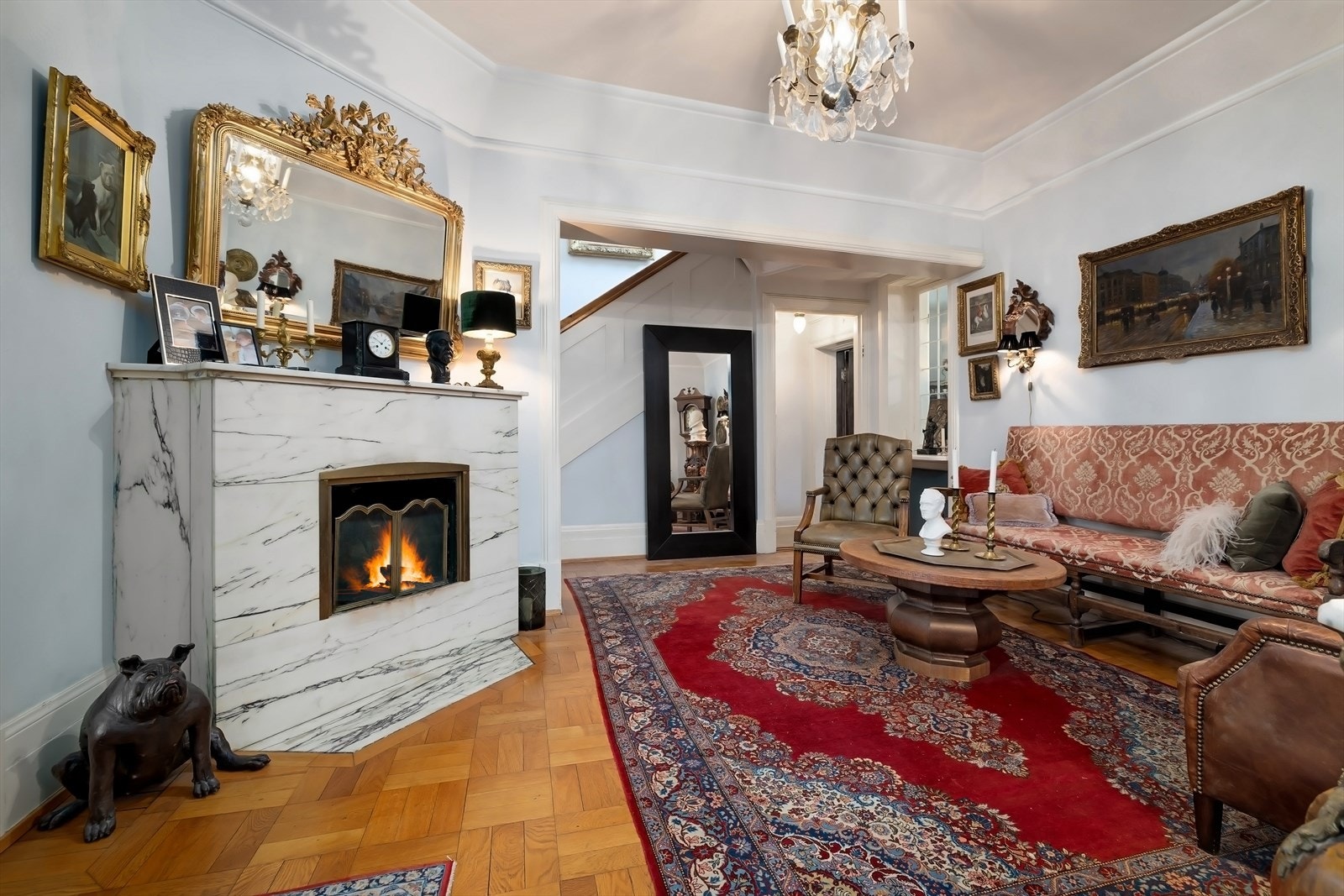 Hyggelig peisestue/forstue Galleribilde