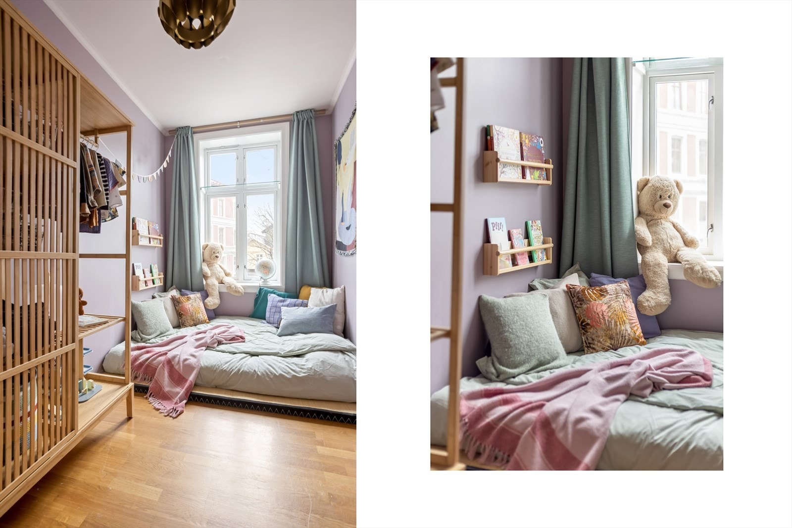 Dette soverommet fungerer perfekt som barnerom til de minste. Galleribilde