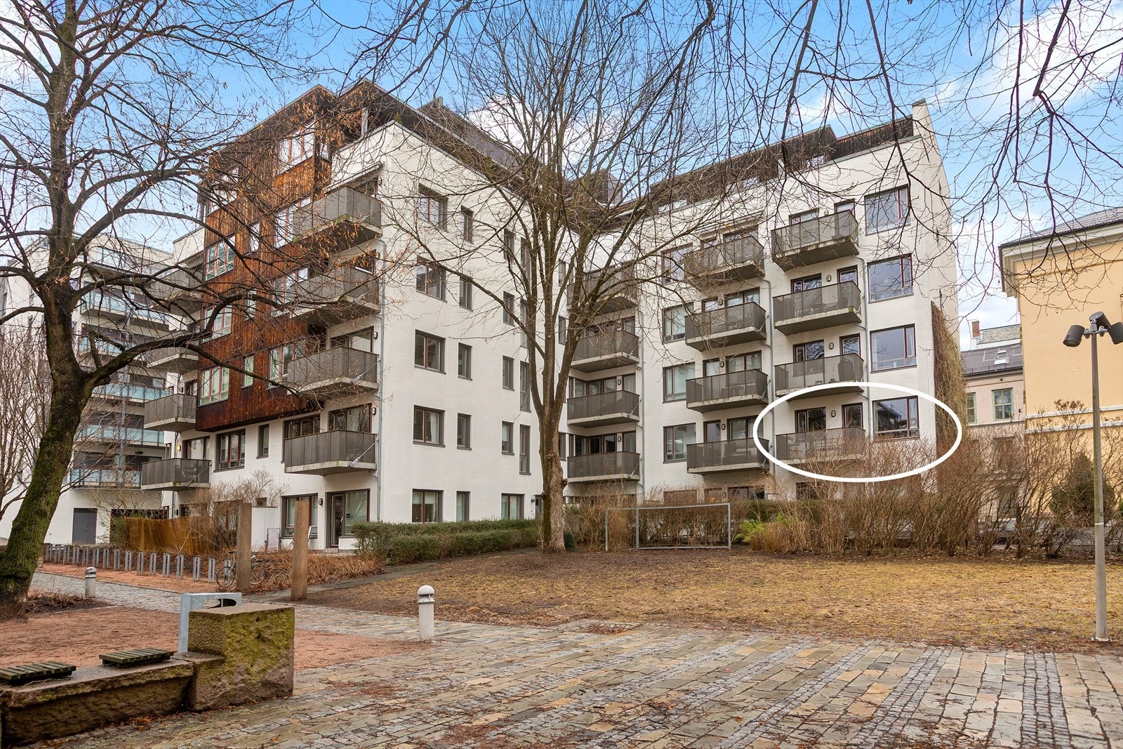 Leiligheten ligger i et meget attraktivt og sentralt boligområde i populære Pilestredet Park på St. Hanshaugen Galleribilde