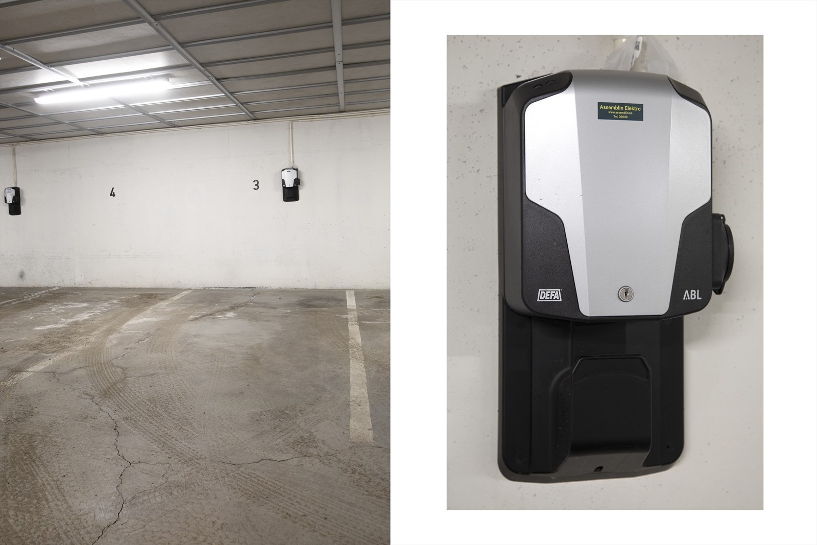 Det medfølger garasjeplass med elbil lader i felles lukket garasjeanlegg Galleribilde