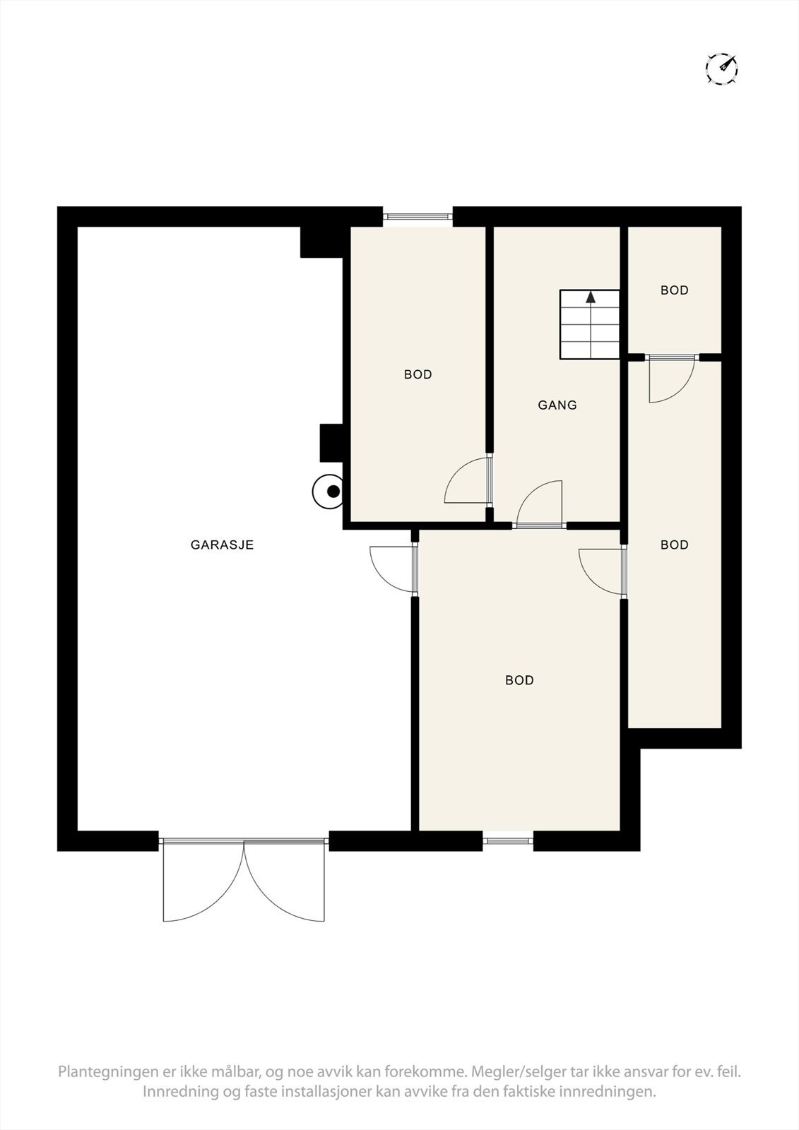 Plantegning - kjeller Galleribilde