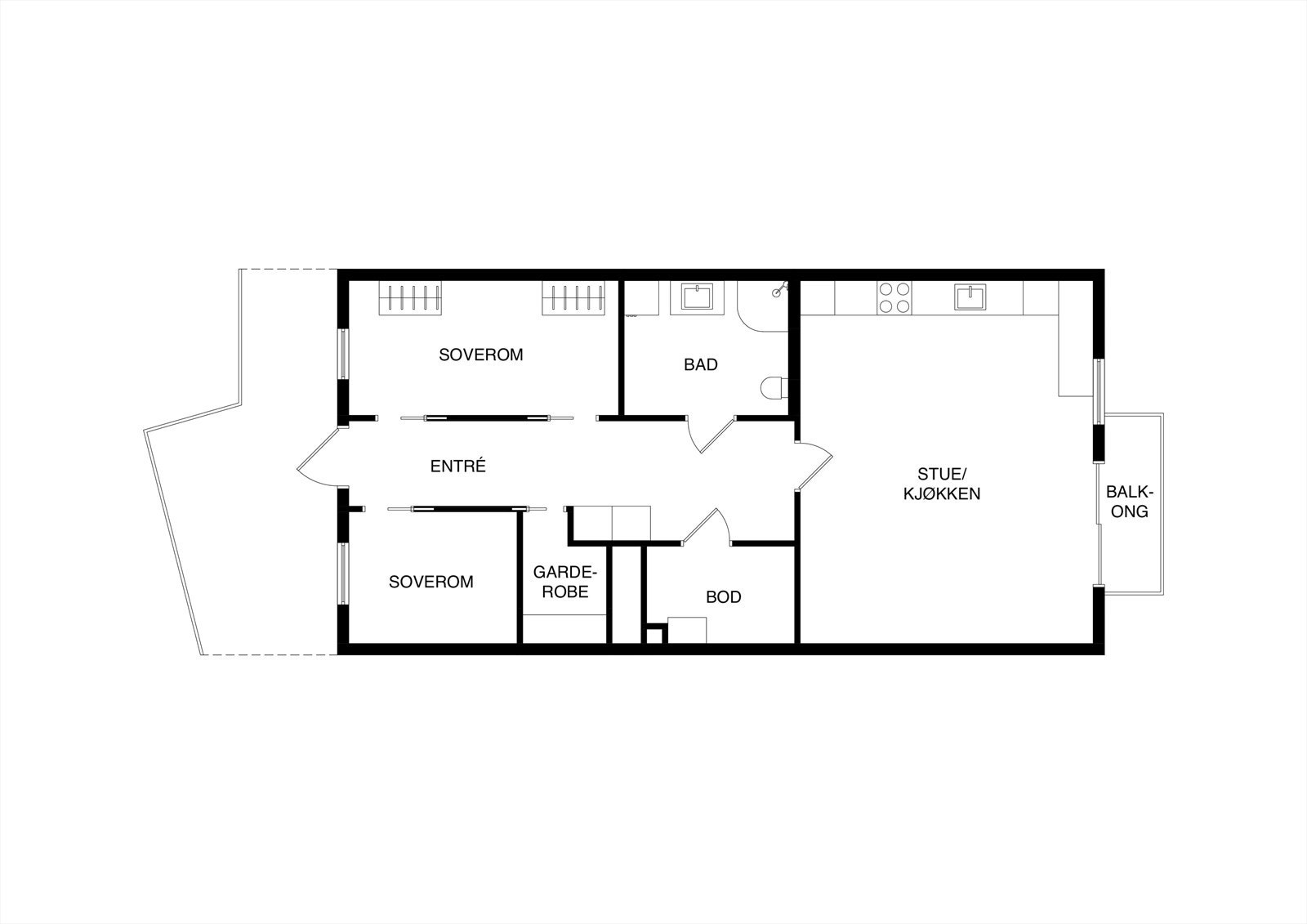 Plantegning Galleribilde