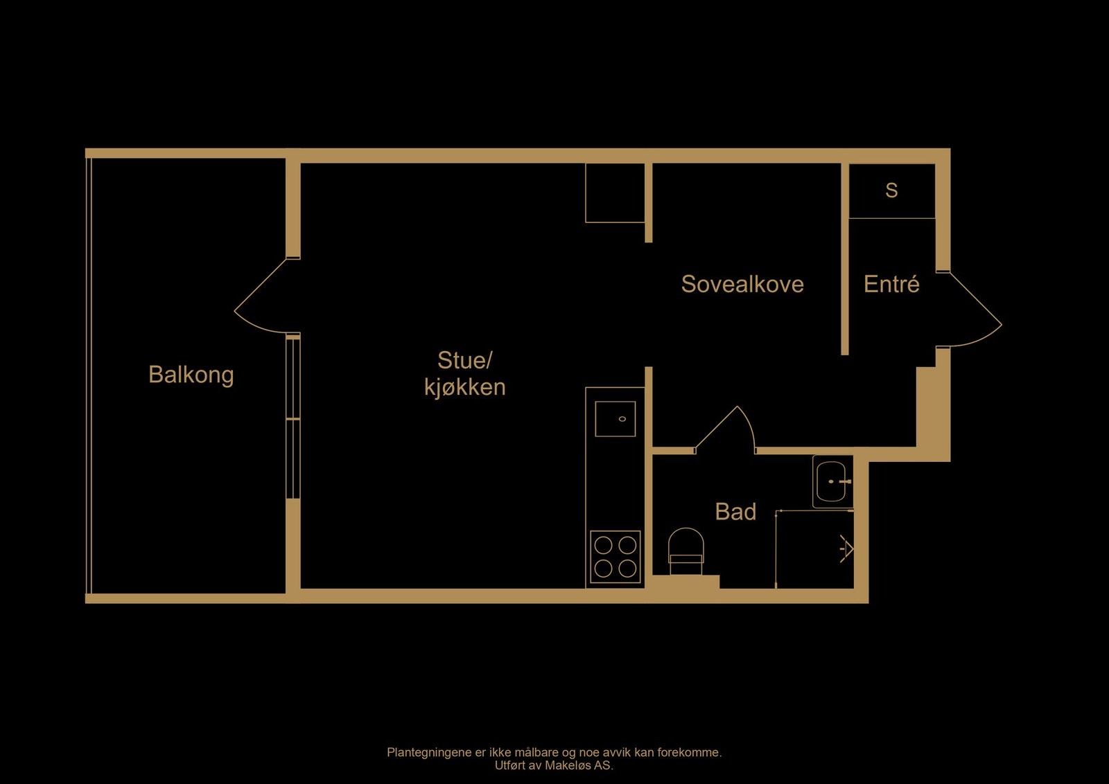 Plantegning - illustrasjon, avvik kan forekomme Galleribilde