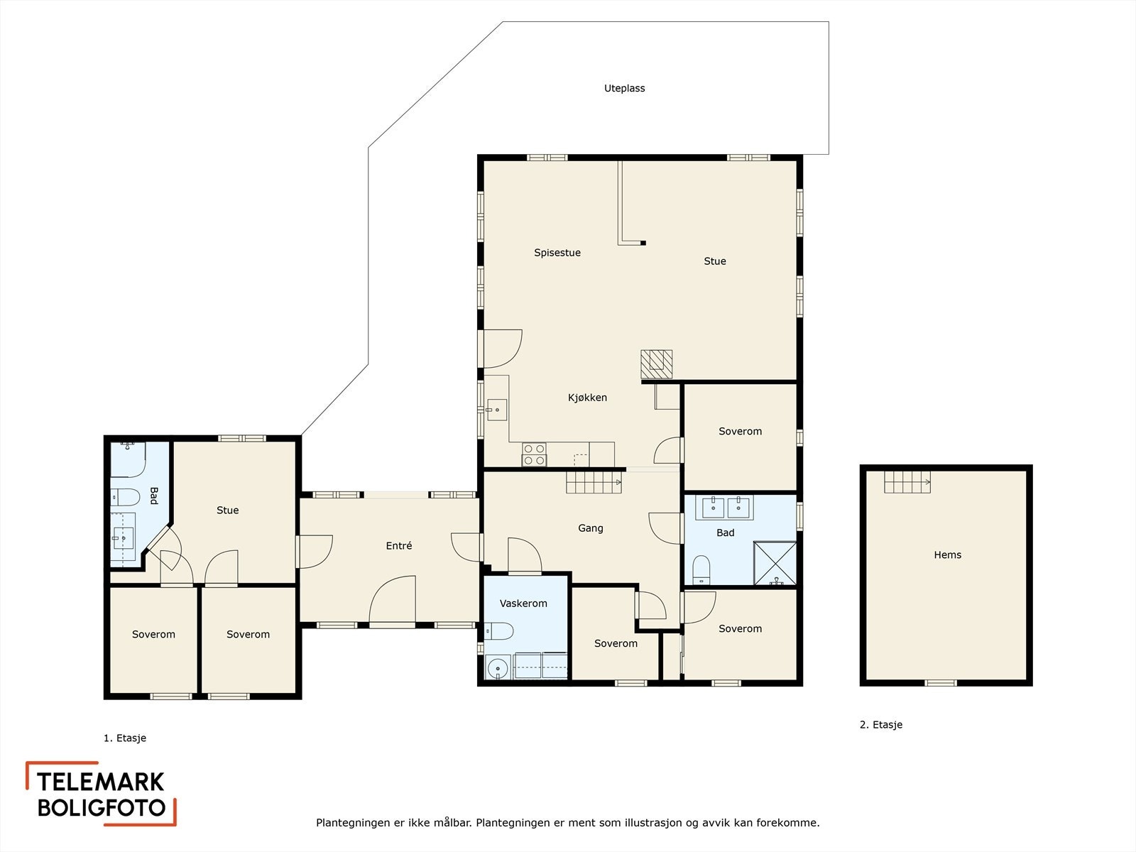 Plantegning Galleribilde
