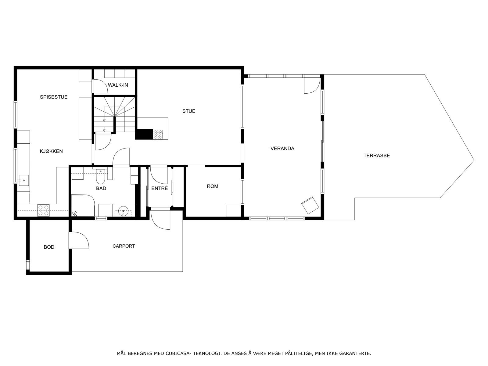 Plantegning i 1. etg. Galleribilde