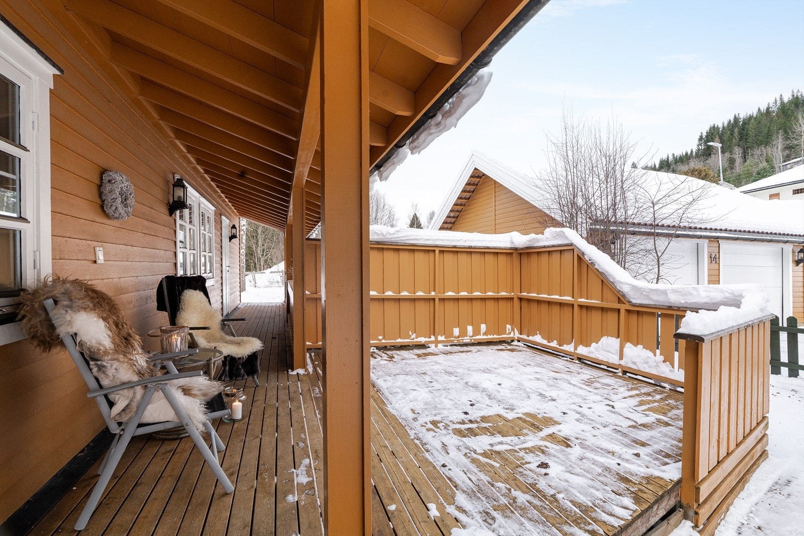 Uteplassen gir mulighet for både avslapning og aktivitet Galleribilde