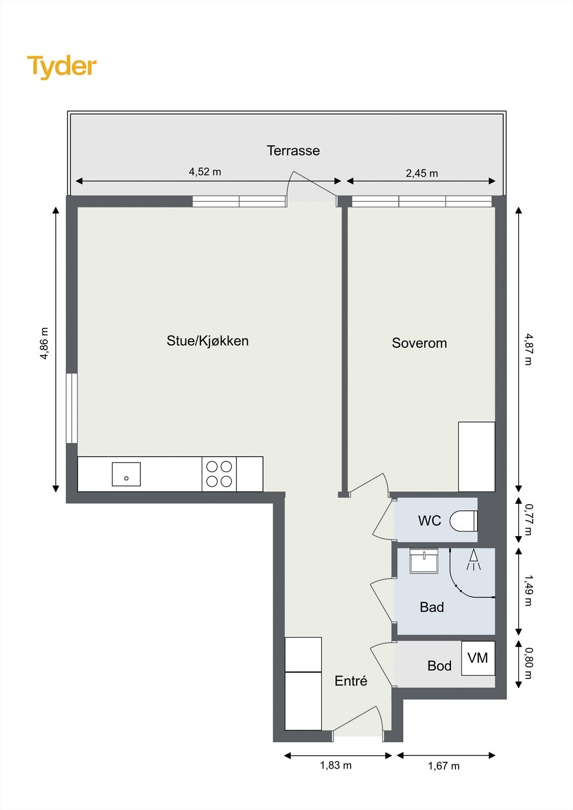 Plantegning. Galleribilde