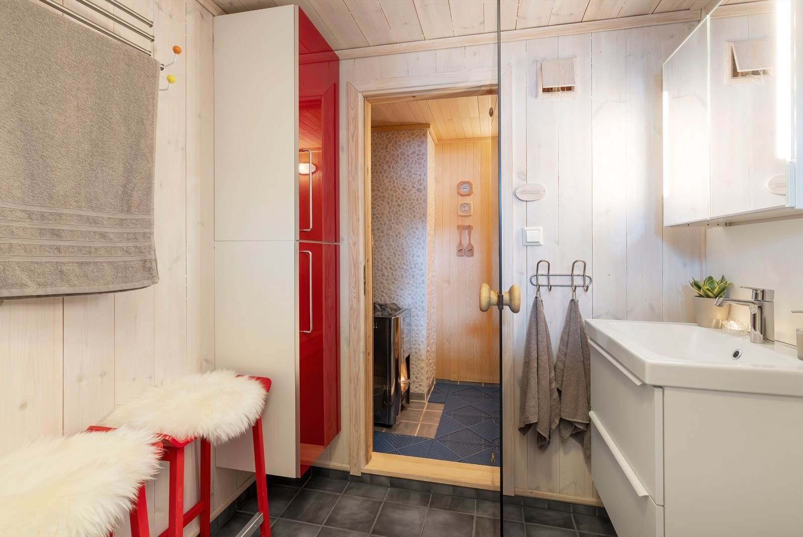 Fra bad til badstue. Galleribilde