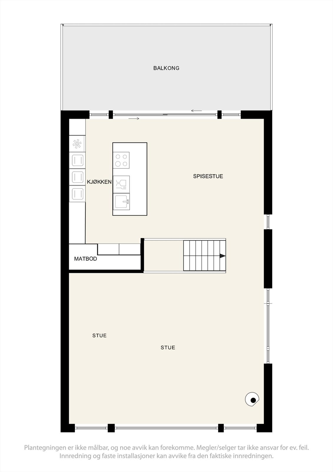 Plantegning 3. etasje. Galleribilde
