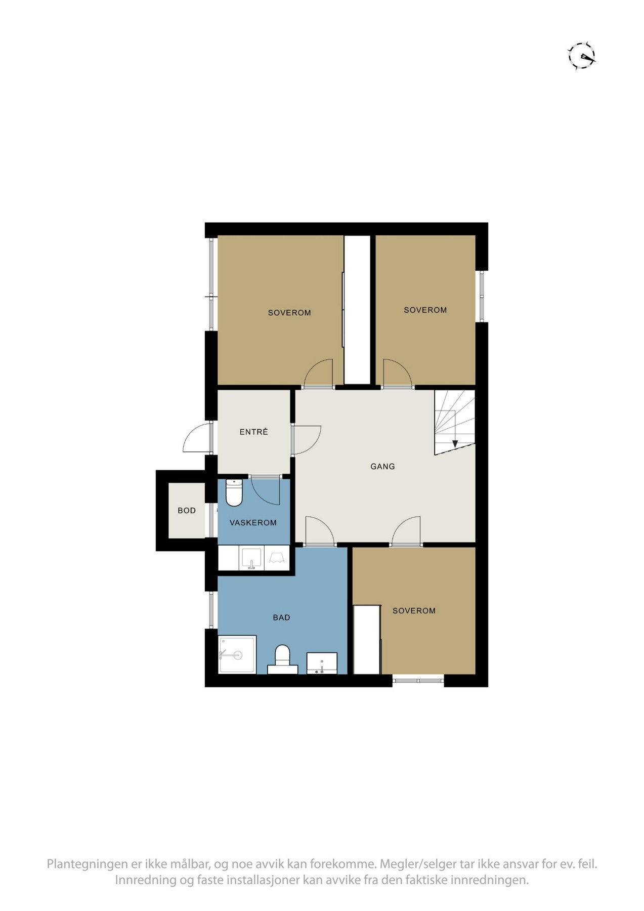 Planskisse første etasje. Galleribilde