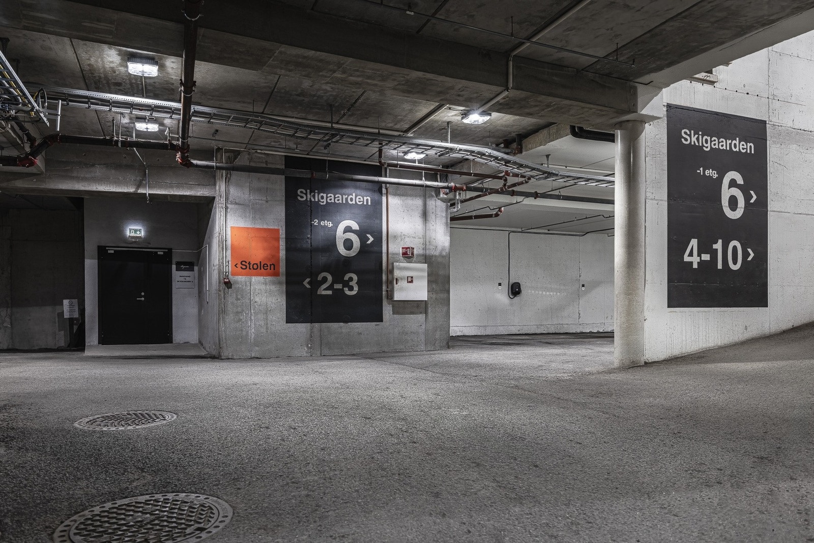 Parkeringsplan til AP-6. Galleribilde