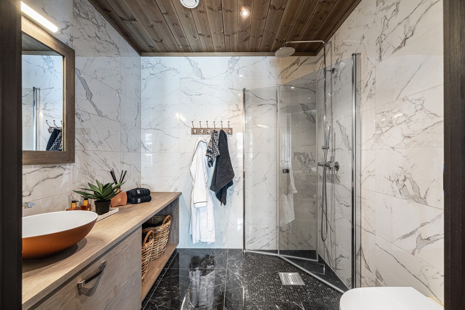 En-suite bad. Galleribilde