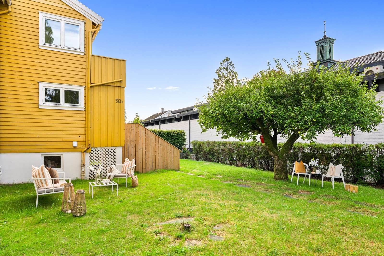 Hagen er en skjelden grønn oase på Eiganes. Galleribilde