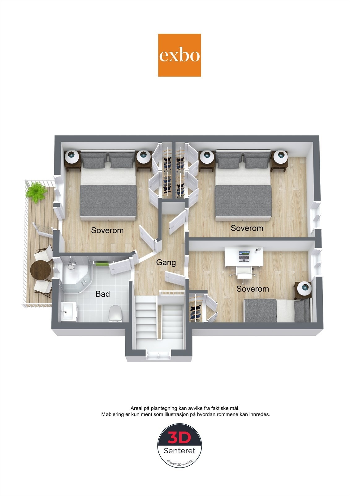 Plan loft Galleribilde