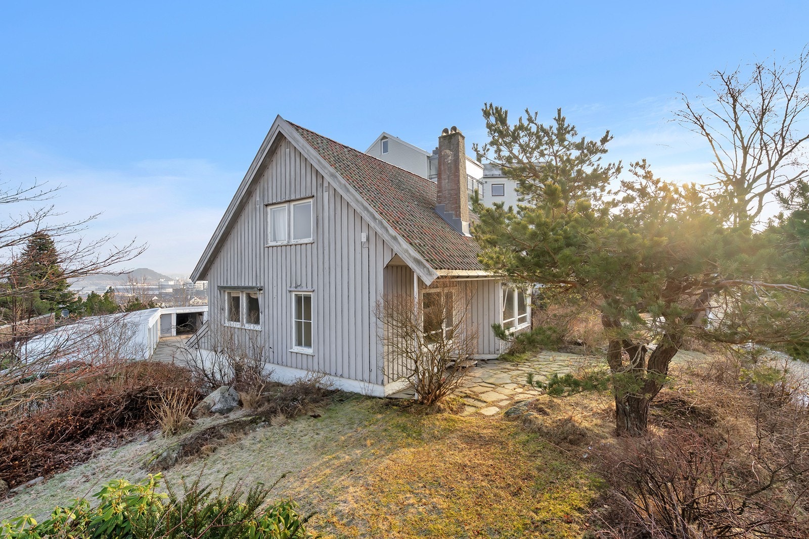 Eneboligen er oppført i 1958 Galleribilde