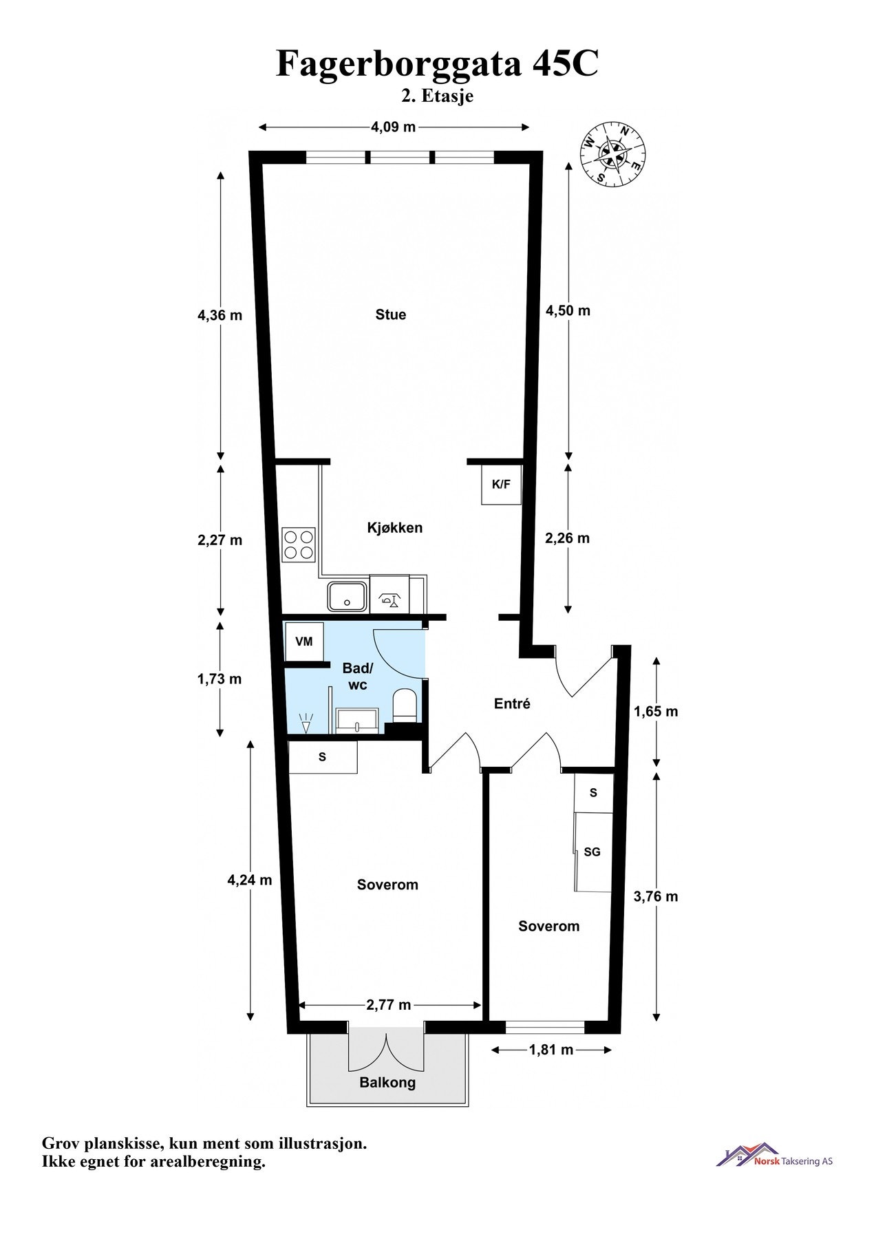 Planskisse Galleribilde