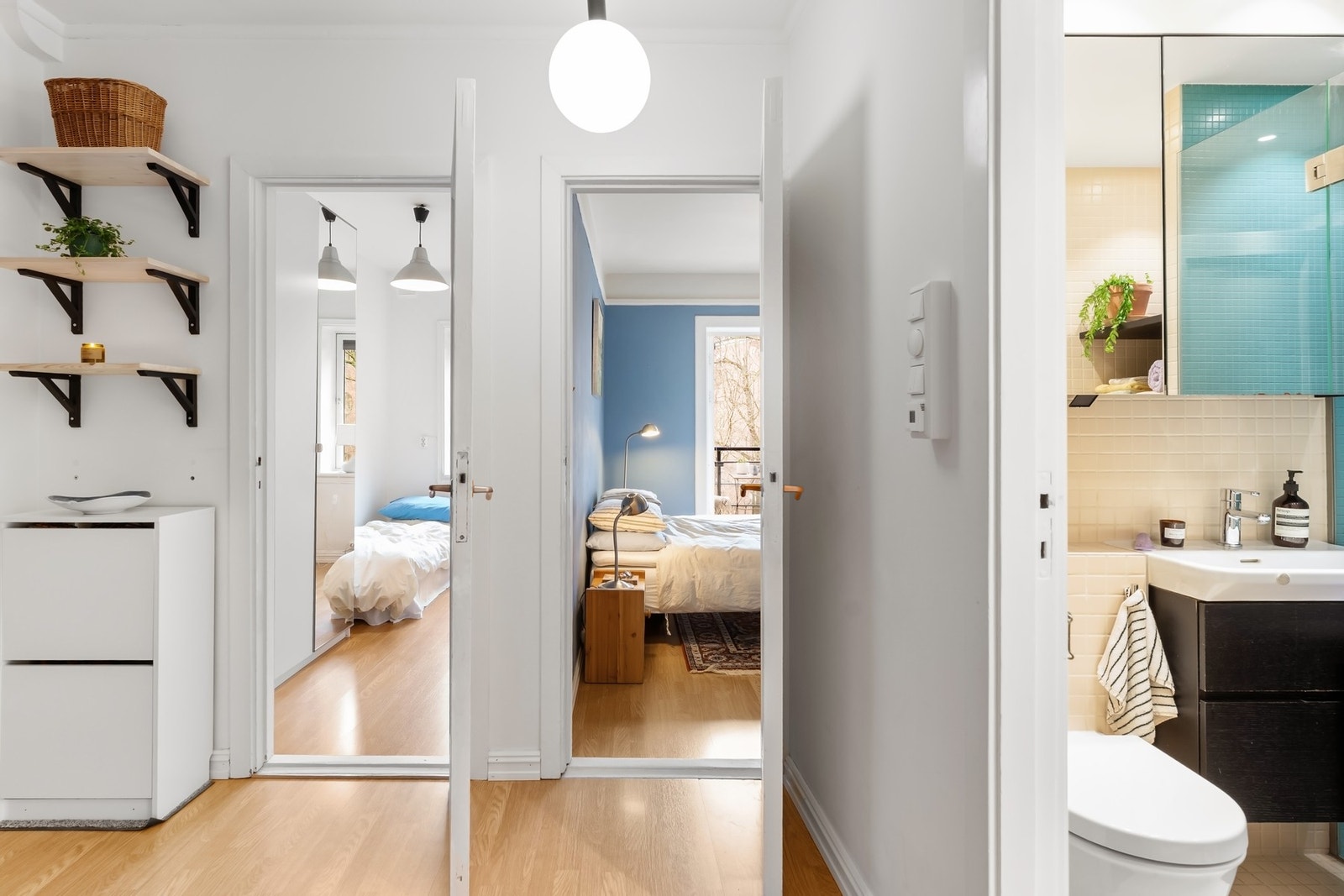 Videre inneholder leiligheten to gode soverom Galleribilde