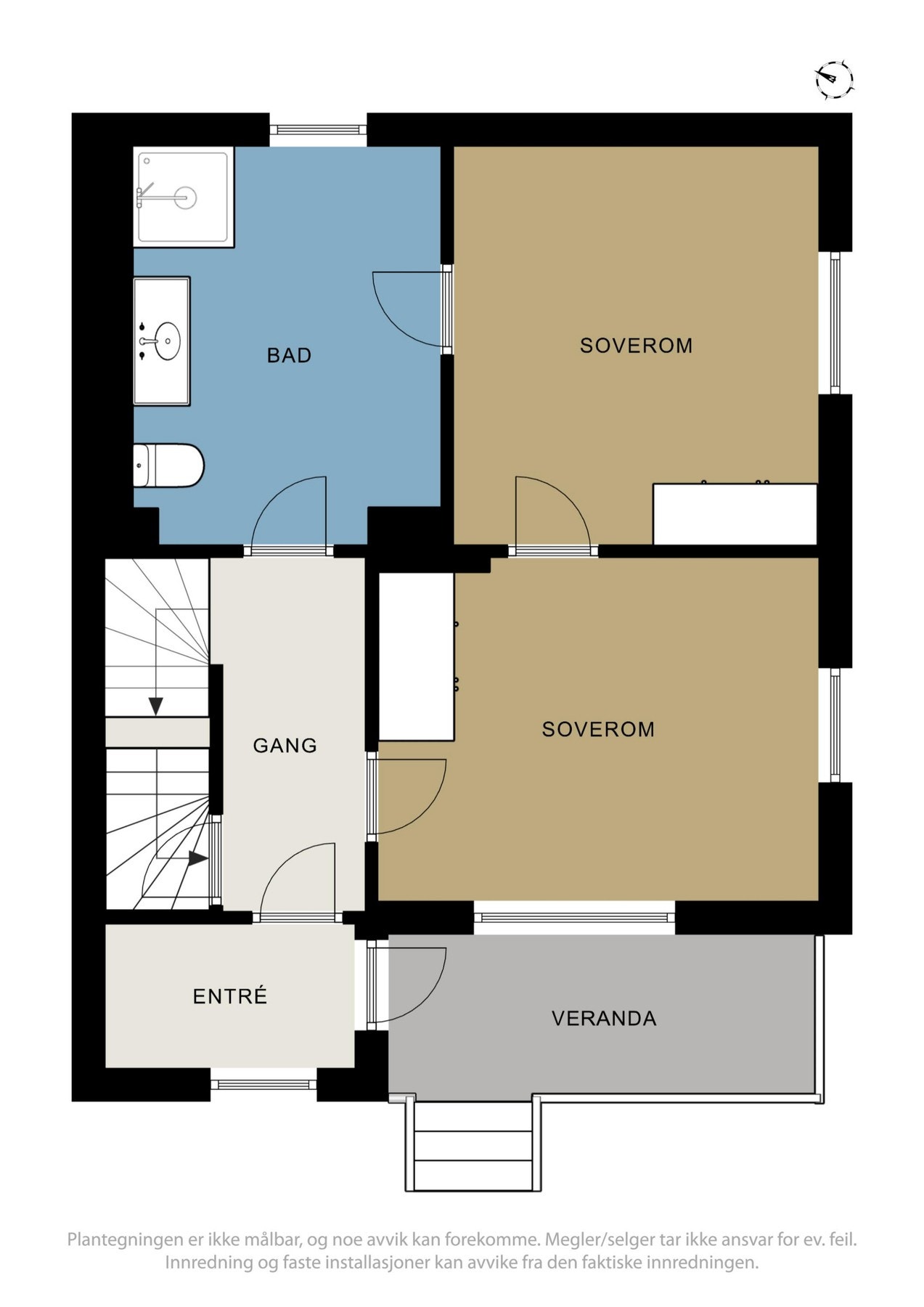 Planløsning 1.etg. Galleribilde