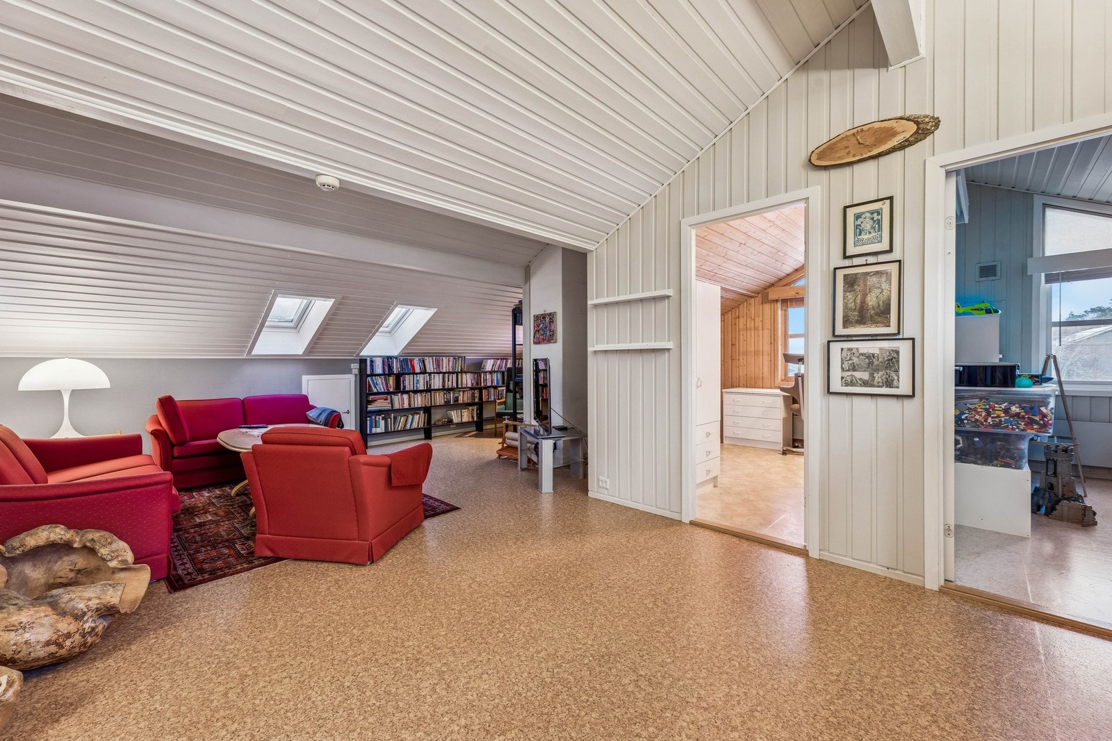 Loftet har hele fire soverom Galleribilde