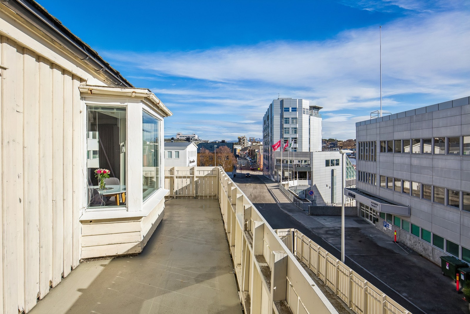 Terrasse av god størrelse Galleribilde