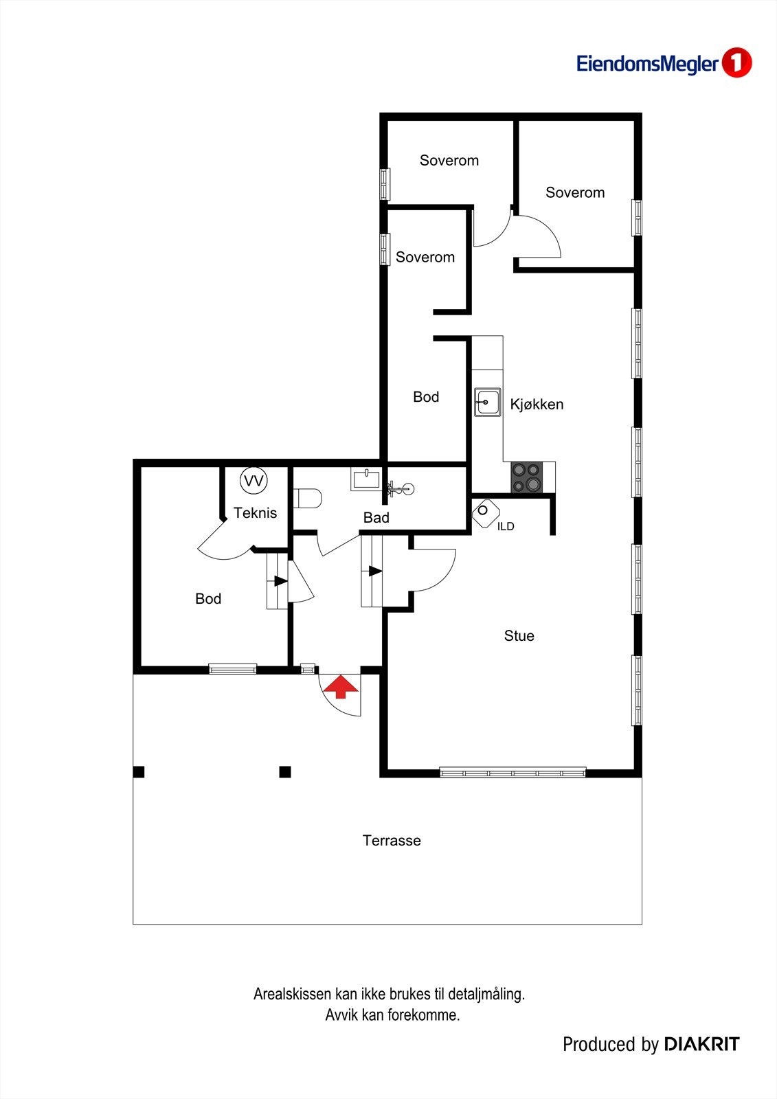 Plantegning Galleribilde