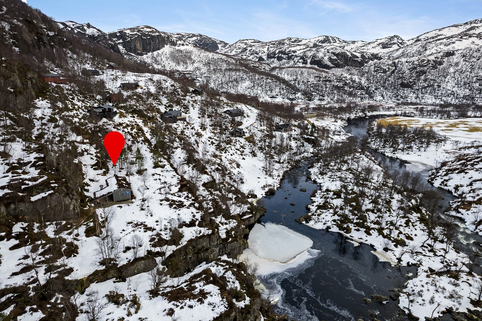 Her har man kort vei til alpinanlegget og oppkjørte skiløyper like ved Galleribilde