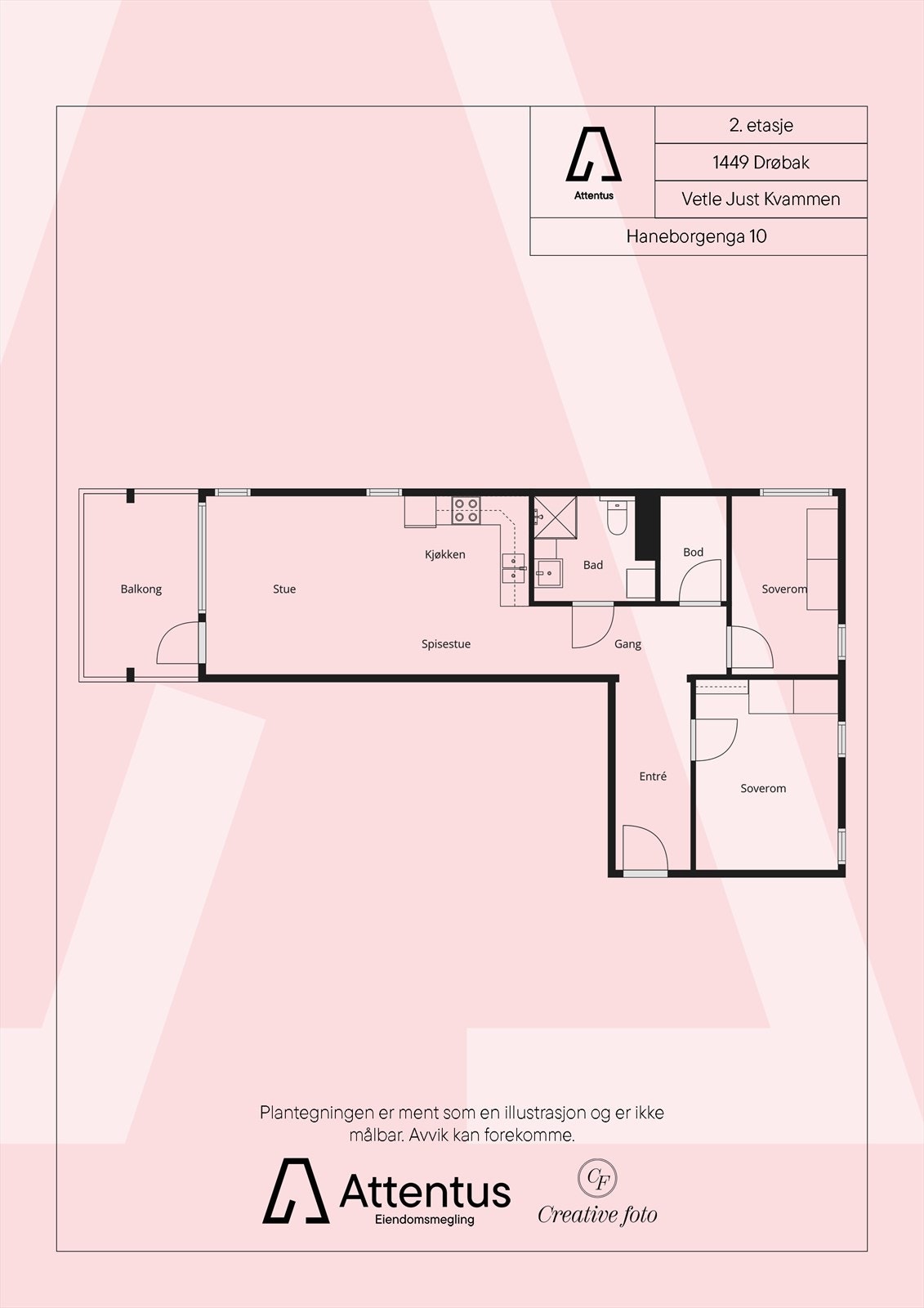 Plantegning Galleribilde