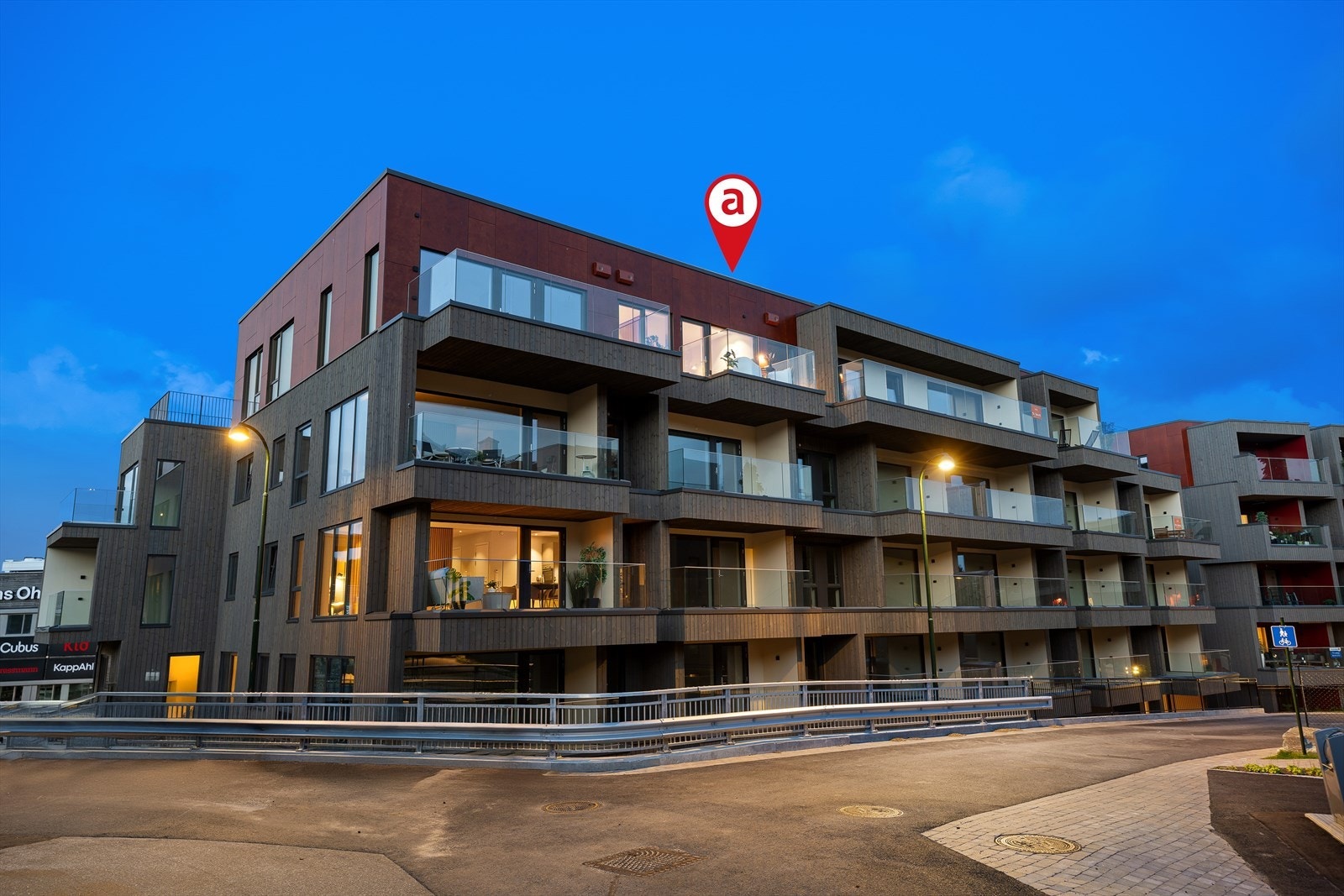 Prima beliggenhet internt i byggets toppetasje Galleribilde