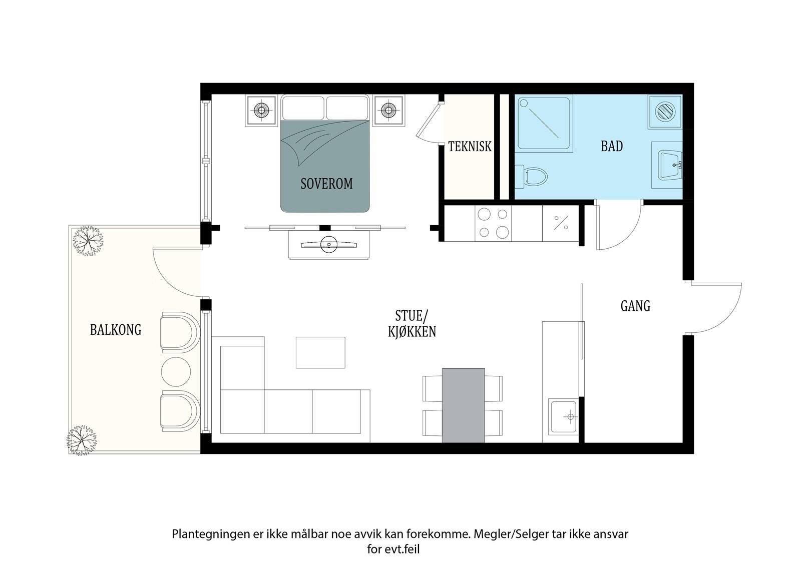 Plantegning Galleribilde