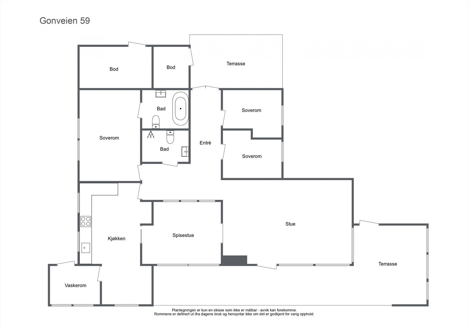 Plantegning. Galleribilde