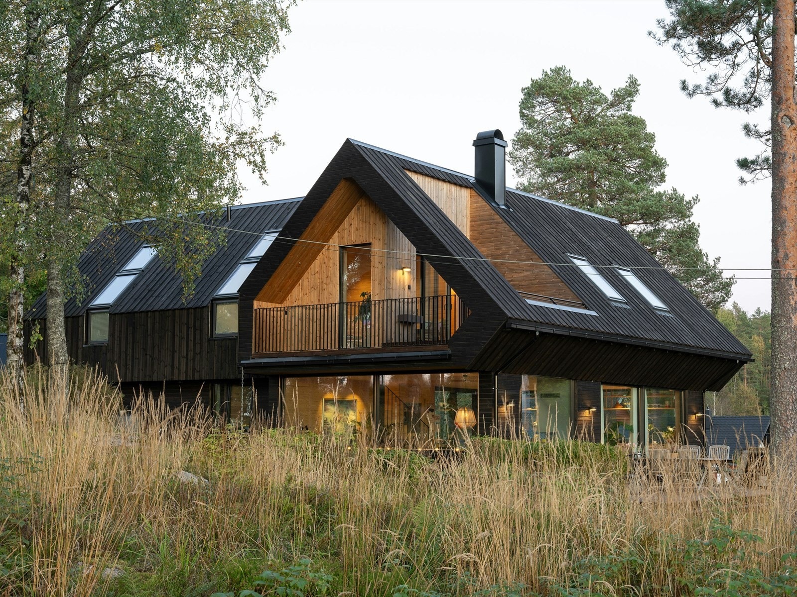 AI-generert eksempel på moderne funkis Galleribilde