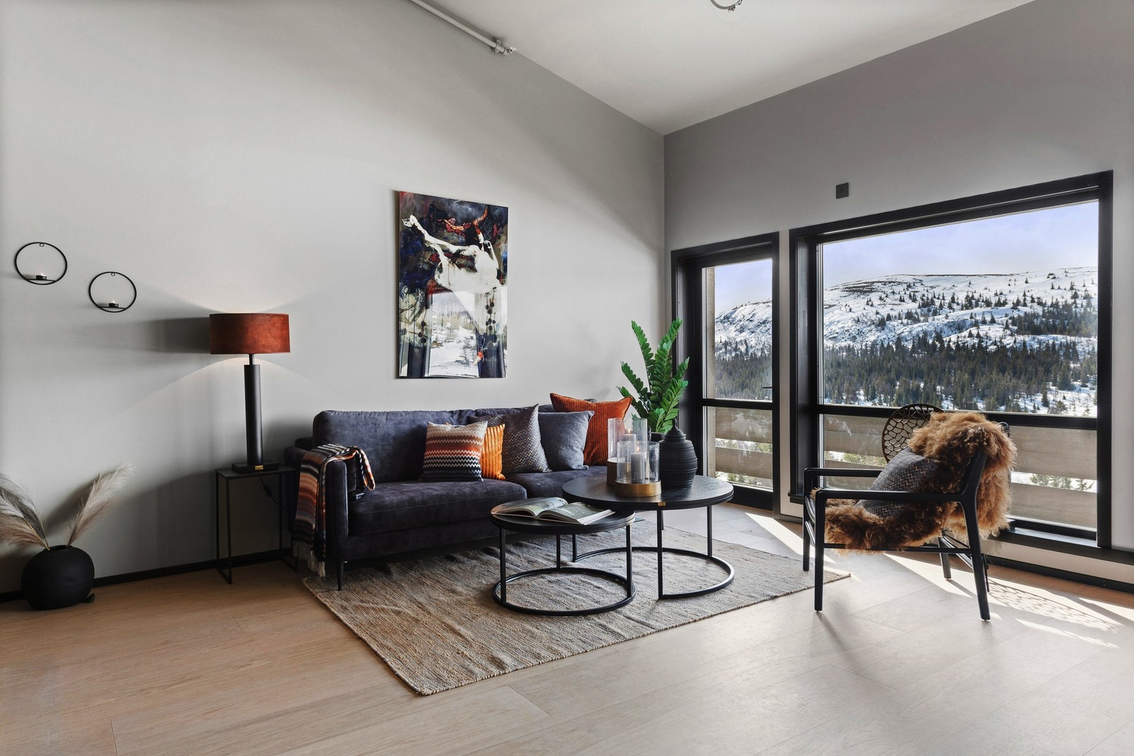 Leiligheten har en flott utsikt og høye kvaliteter. Galleribilde