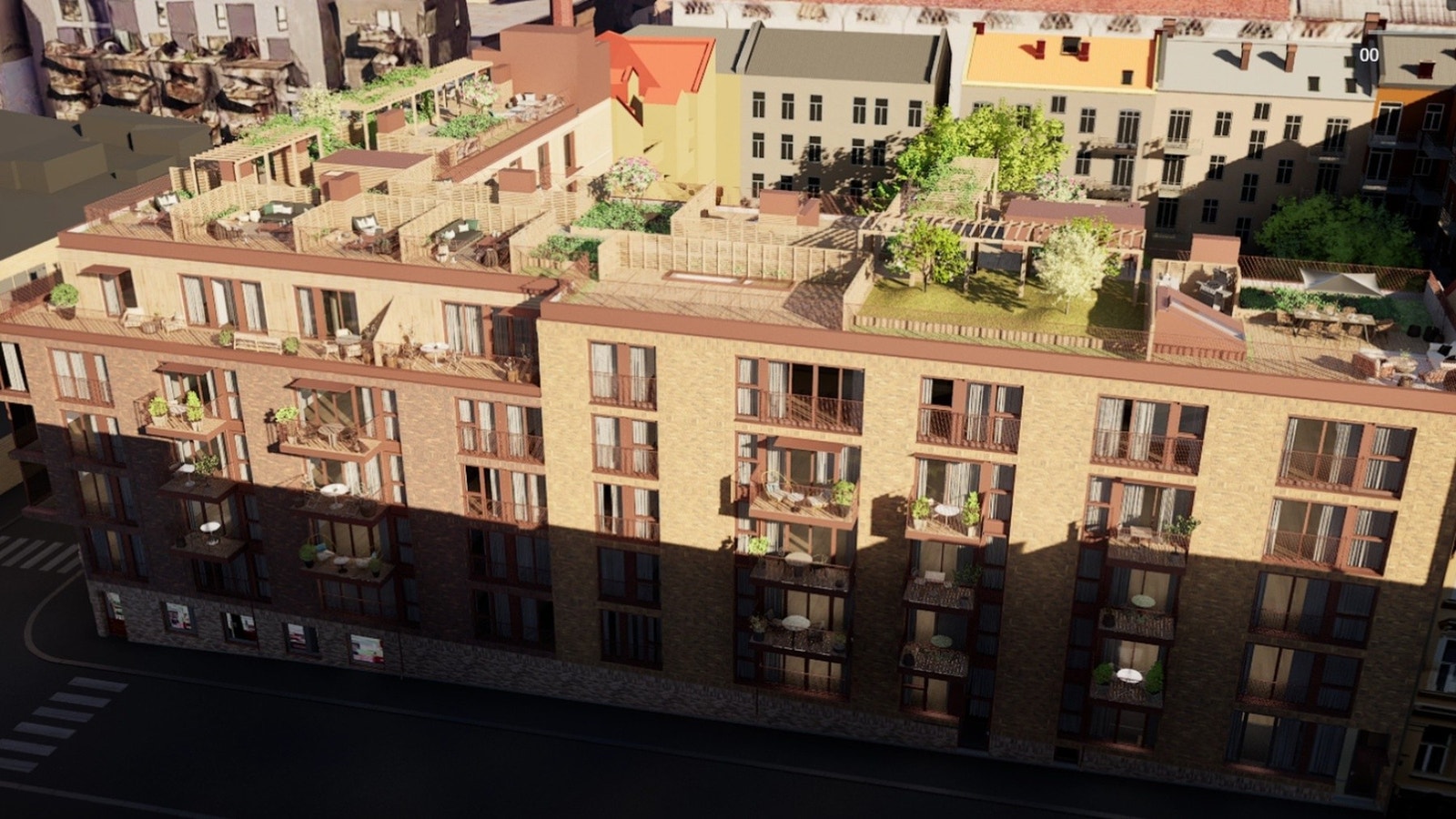 Leilighet B504 ble håndplukket av Kjøper 1 med tanke på lys forhold og informasjon gjennom utbyggers salgsmatriell. Galleribilde