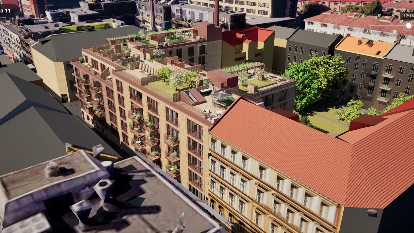 Leilighet B504 ble håndplukket av Kjøper 1 med tanke på lys forhold og informasjon gjennom utbyggers salgsmatriell. Galleribilde