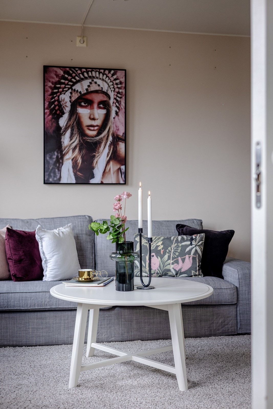 Utsnitt fra stue Galleribilde